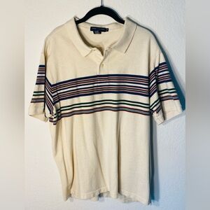 Daniel Cremieux Men’s Striped Polo- Size XL